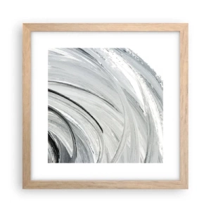Affisch i ram av ljusek - Orbital komposition - 30x30 cm