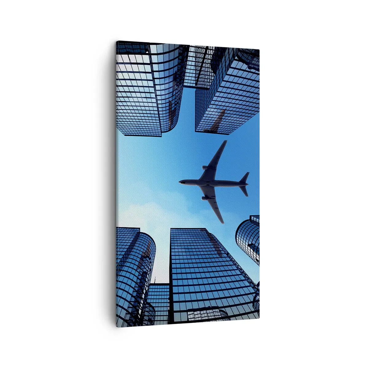 Canvastavla - Bild på duk - Utsikten från glasravinen - 45x80 cm