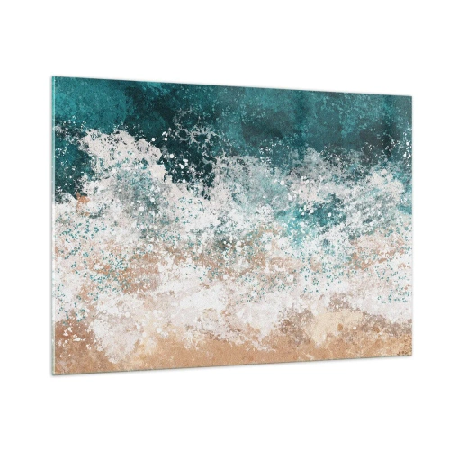 Glastavla - Bild på glas - Berättelser från havet - 100x70 cm