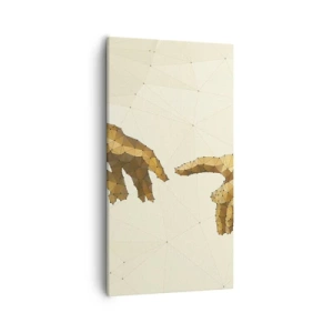 Canvastavla - Bild på duk - Gudomlig geometri - 55x100 cm