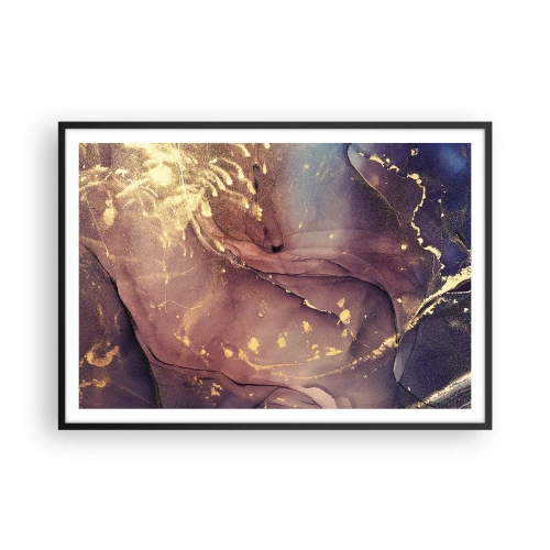 Affisch i svart ram - Materia och ande - 100x70 cm