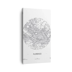 Canvastavla - Bild på duk - Florens anatomi - 45x80 cm