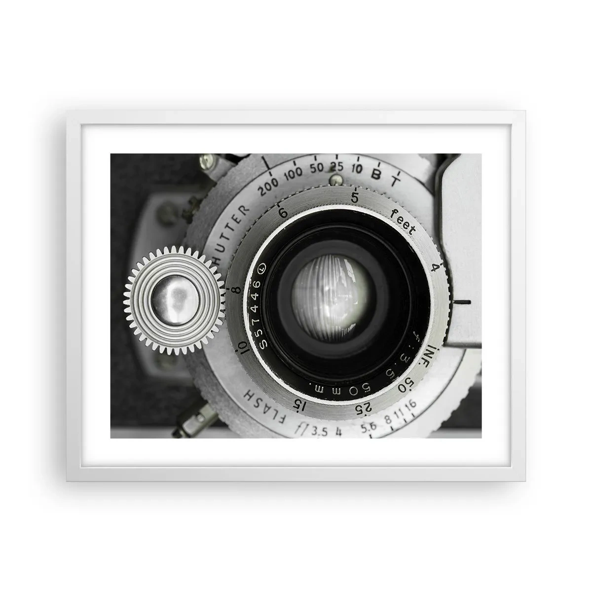 Affisch i vit ram - En berättelse om Hollywood - 50x40 cm