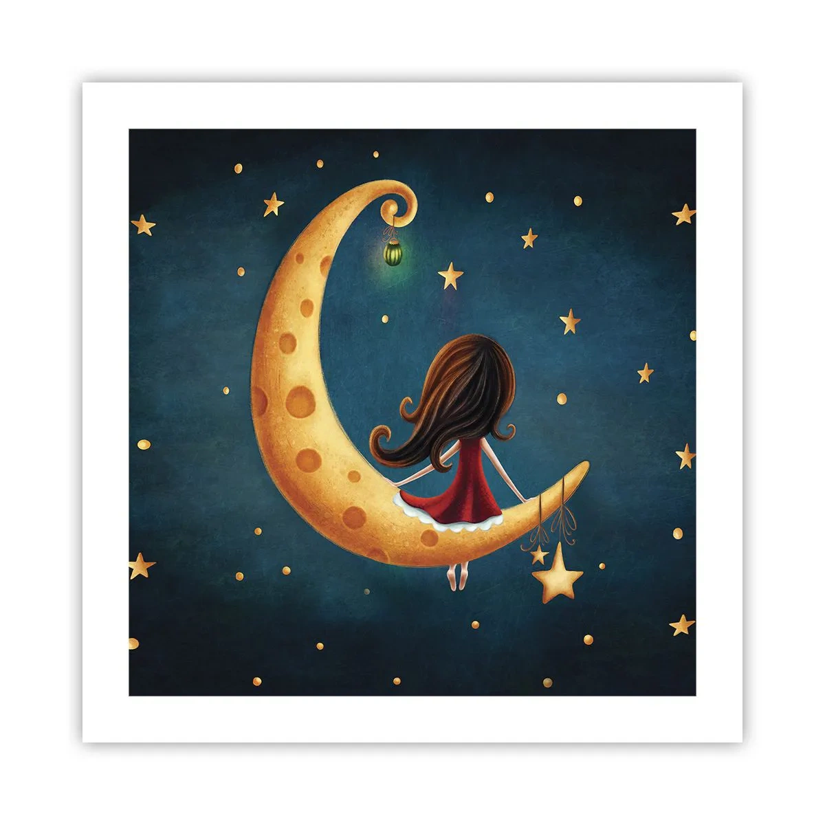 Affisch - En gång i tiden... - 50x50 cm