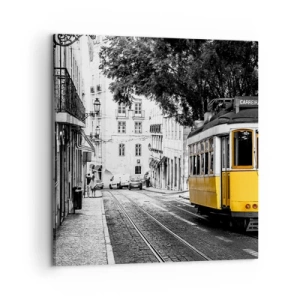 Canvastavla - Bild på duk - Och en fado i bakgrunden - 60x60 cm