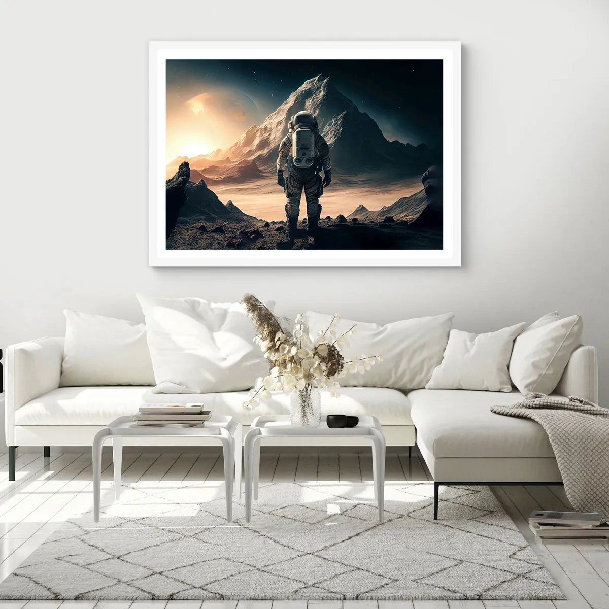 Affisch i vit ram - En ny utmaning - 91x61 cm