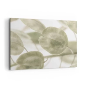 Canvastavla - Bild på duk - I början fanns det löv... - 100x70 cm