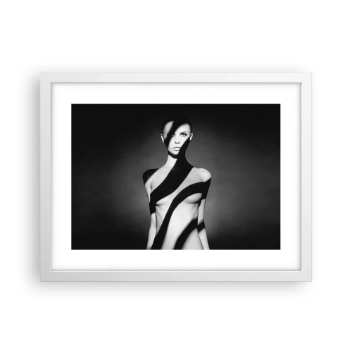 Affisch i vit ram - I skenet och i skuggan - 40x30 cm