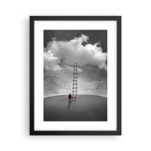 Affisch i svart ram - Allt är möjligt - 30x40 cm