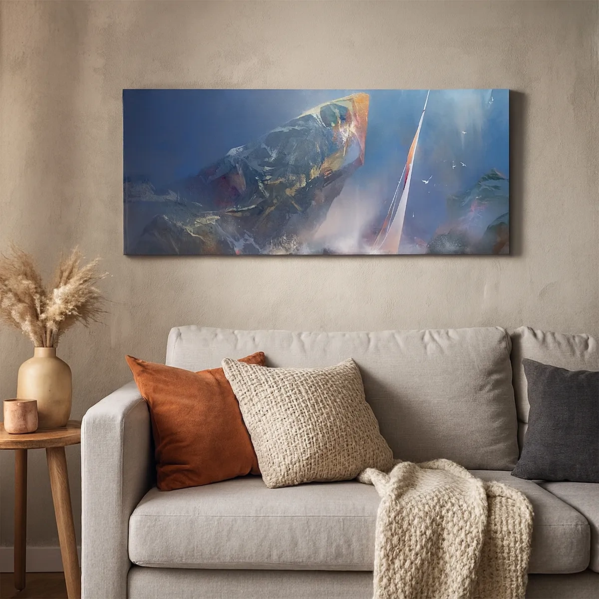 Canvastavla - Bild på duk - Modig vinner - 30x30 cm