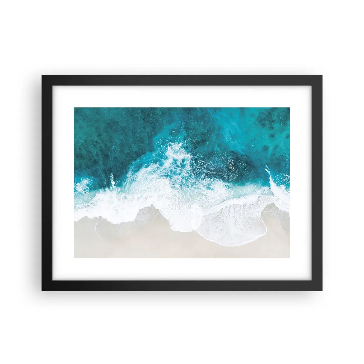 Affisch i svart ram - Naturlig smekning - 40x30 cm