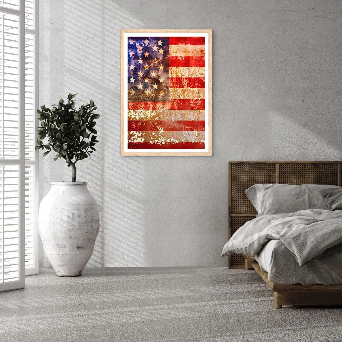 Affisch i ram av ljusek - Äran är tidlös - 40x50 cm