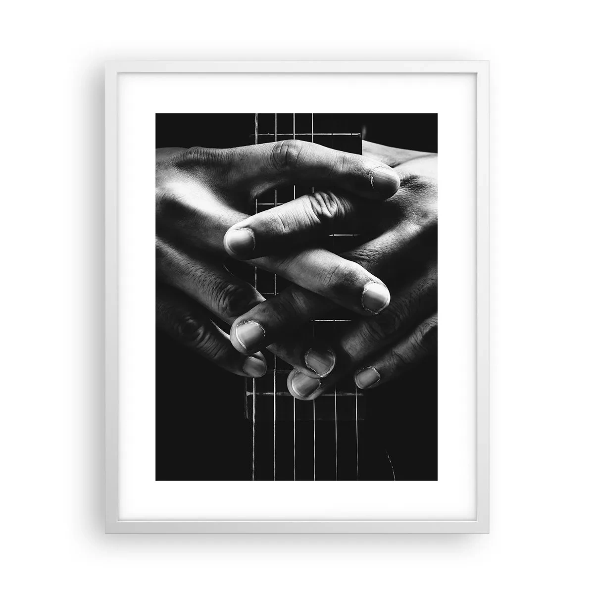 Affisch i vit ram - Artistens bön - 40x50 cm