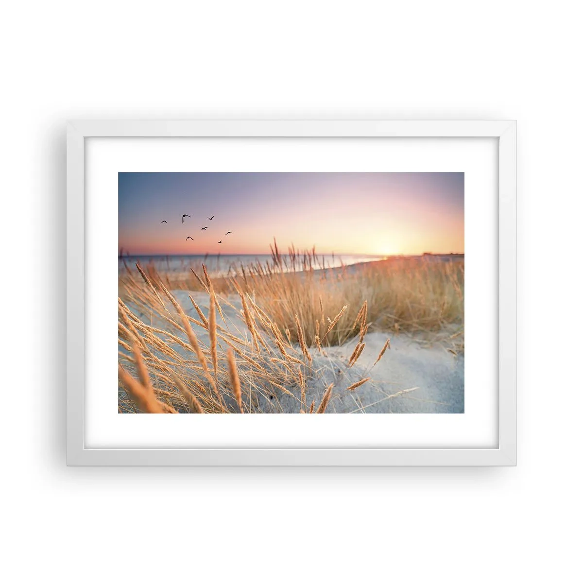 Affisch i vit ram - Östersjövaggvisa - 40x30 cm
