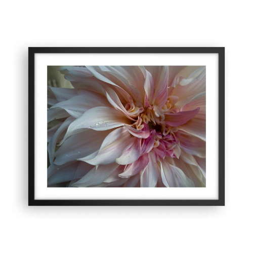 Affisch i svart ram - Blommande friskhet - 50x40 cm