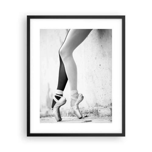 Affisch i svart ram - Ballerina, voila! - 40x50 cm