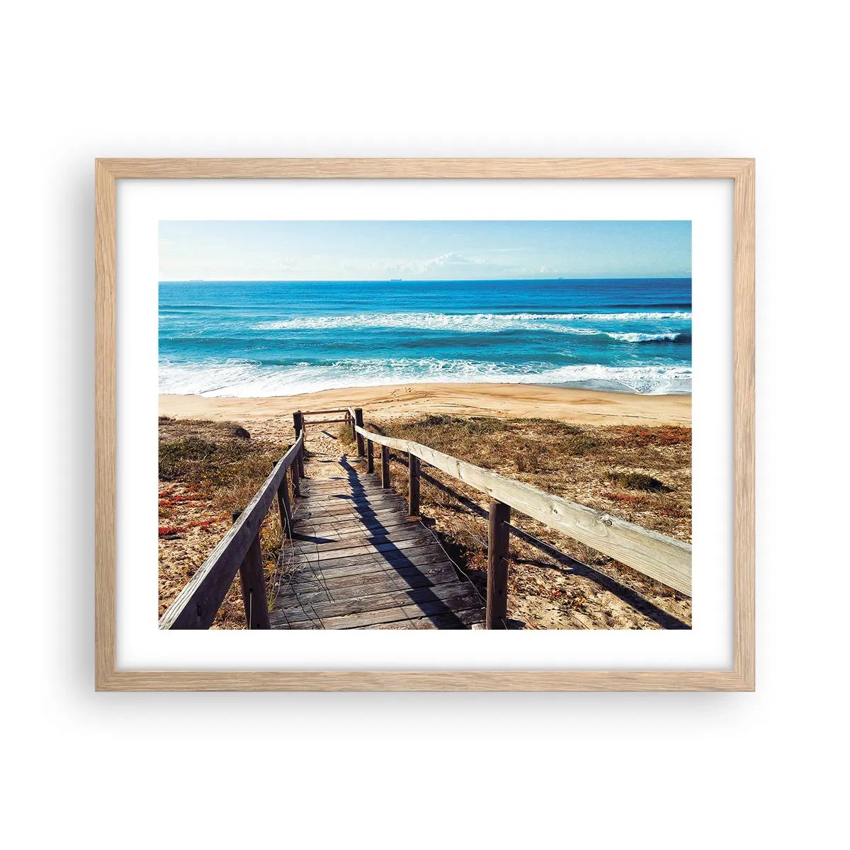 Affisch i ram av ljusek - Spring! - 50x40 cm