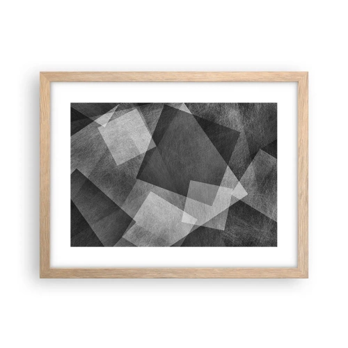 Affisch i ram av ljusek - Den eviga symbolen för hållbarhet och ordning - 40x30 cm