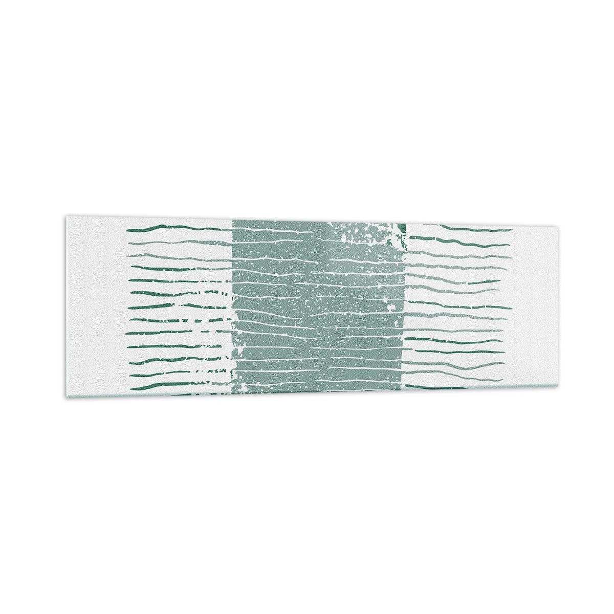 Glastavla - Bild på glas - Marin abstraktion - 160x50 cm