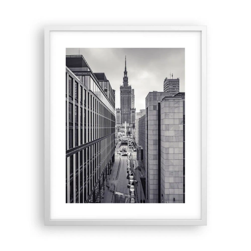 Affisch i vit ram - Warszawadalen - 40x50 cm