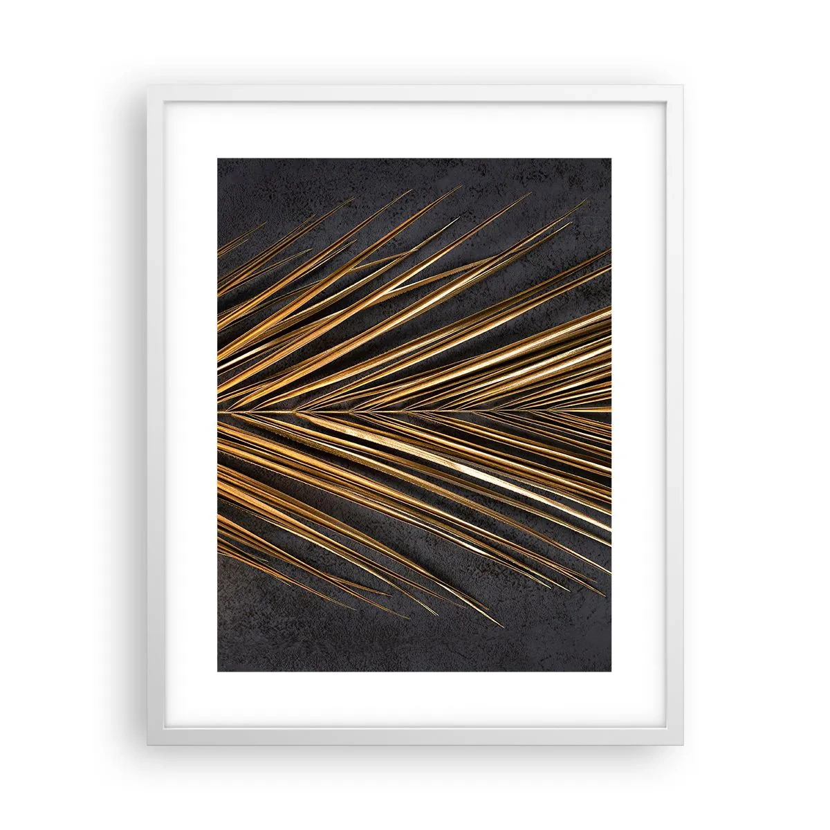 Affisch i vit ram - Tropikens guld - 40x50 cm