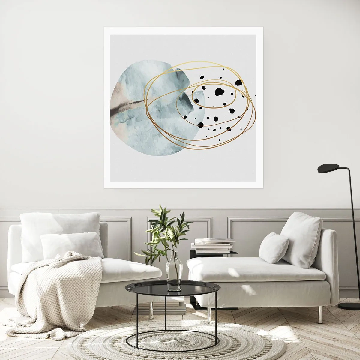 Affisch - I rummets famn - 30x30 cm