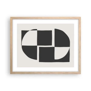 Affisch i ram av ljusek - Antites – syntes - 50x40 cm