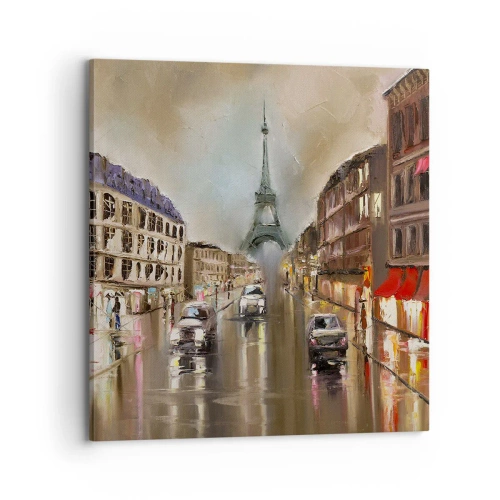 Canvastavla - Bild på duk - Det är bara tornet som räknas - 70x70 cm