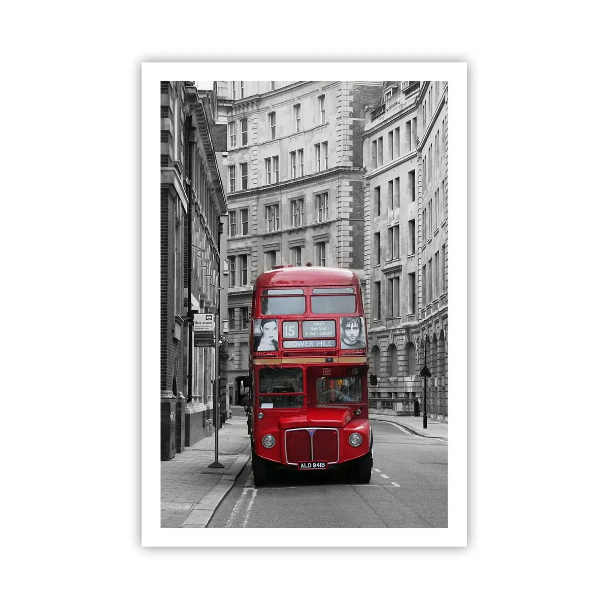 Affisch - Vardagen behöver inte vara grå - 61x91 cm