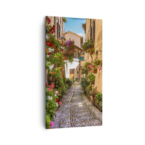 Canvastavla - Bild på duk - Italiensk gränd - 45x80 cm