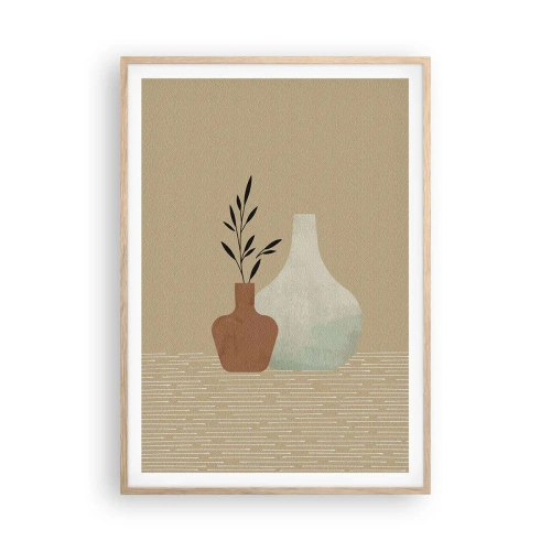 Affisch i ram av ljusek - Vas och dess idé - 70x100 cm