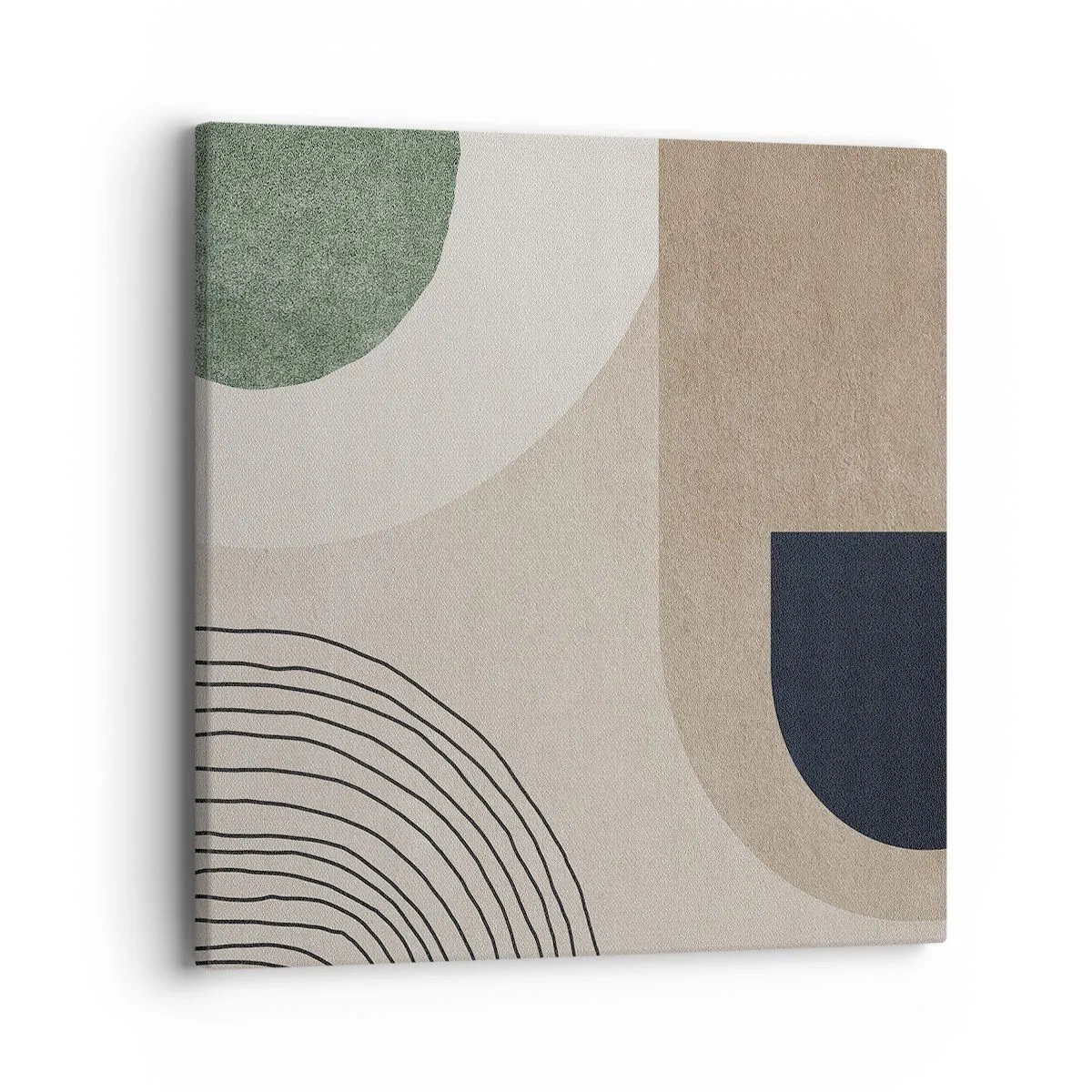 Canvastavla - Bild på duk - Ovalens mjukhet - 40x40 cm