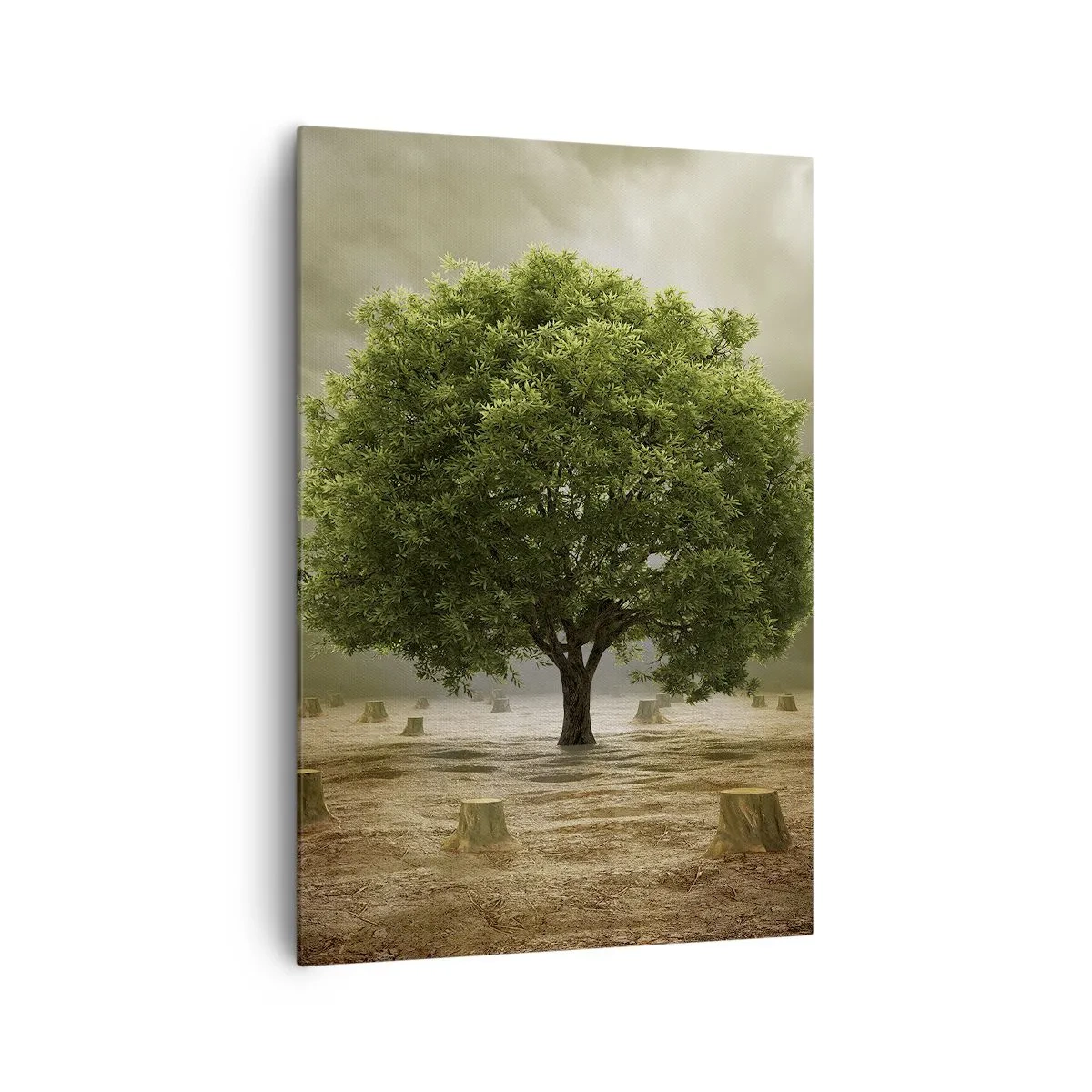 Canvastavla - Bild på duk - Hela hoppet - 70x100 cm