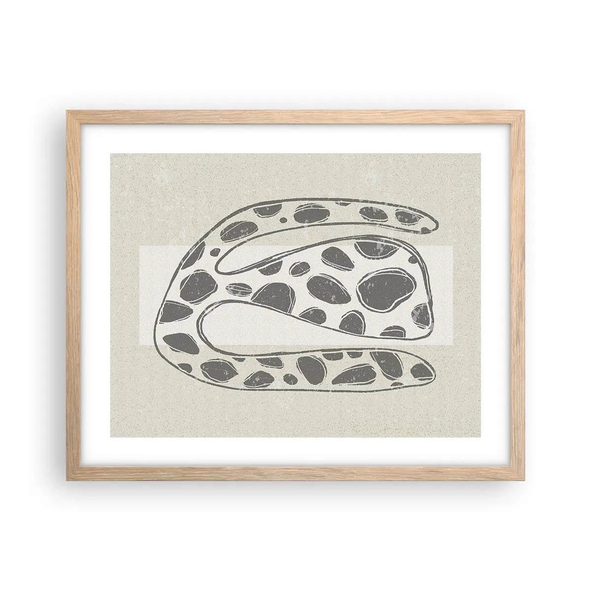 Affisch i ram av ljusek - En bisarr varelse - 50x40 cm