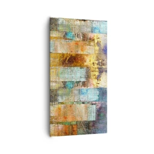 Canvastavla - Bild på duk - Solig metropol - 65x120 cm