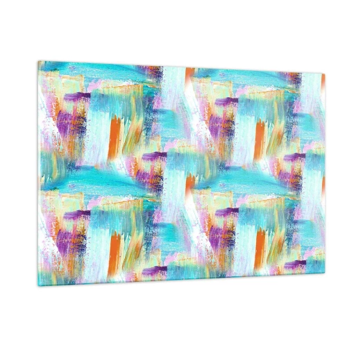 Glastavla - Bild på glas - Glatt klotter - 120x80 cm