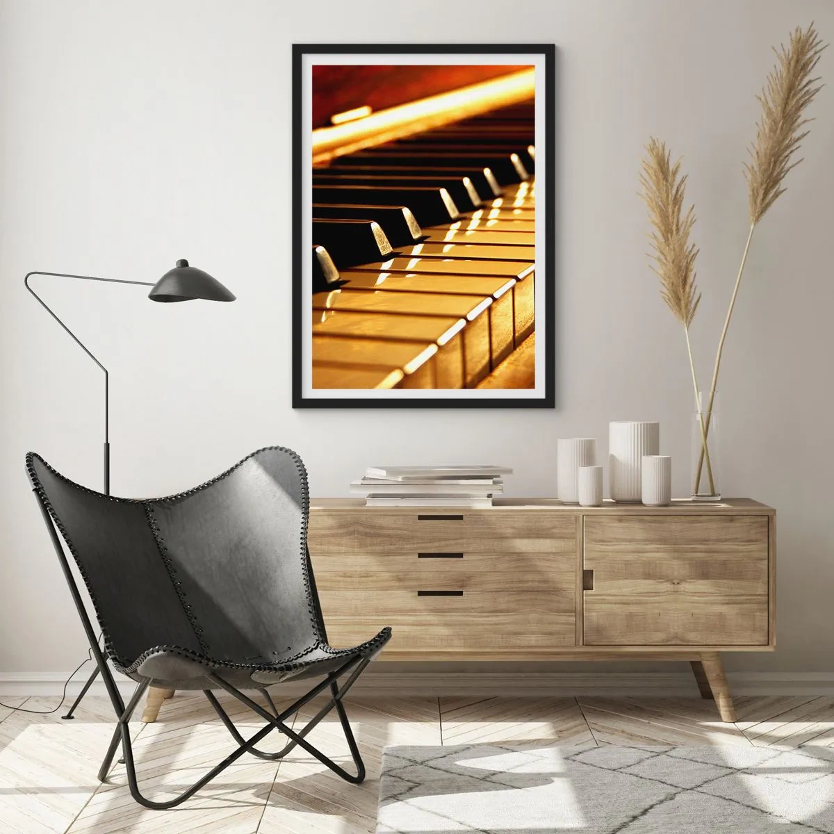 Affisch i svart ram - Obegränsade möjligheter - 61x91 cm