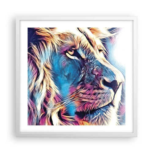 Affisch i vit ram - Naturens klokhet - 50x50 cm