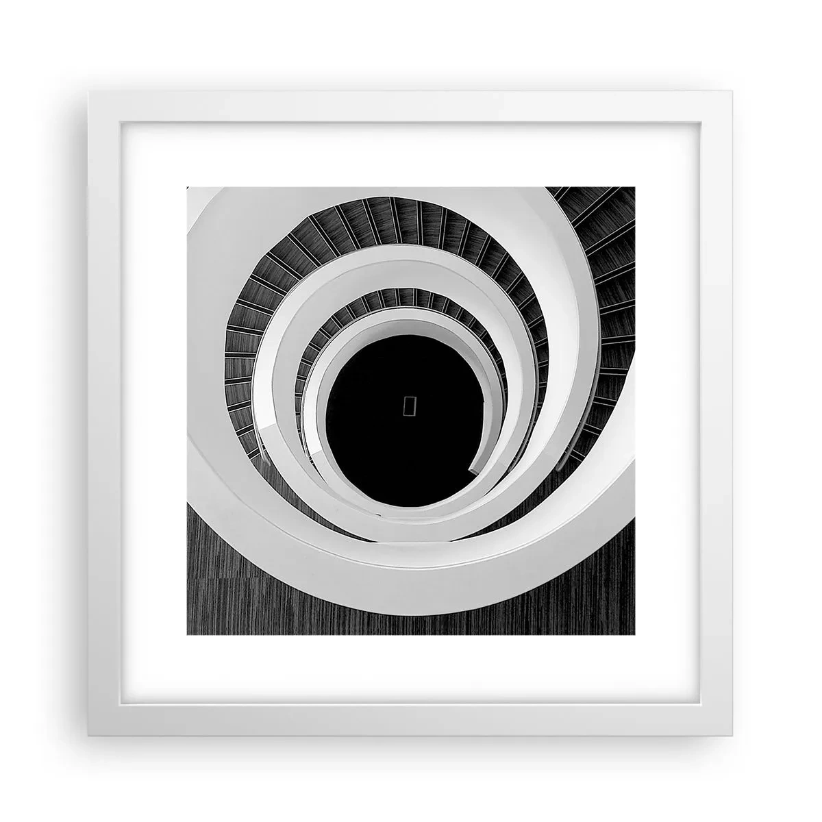 Affisch i vit ram - Till sakens kärna - 30x30 cm