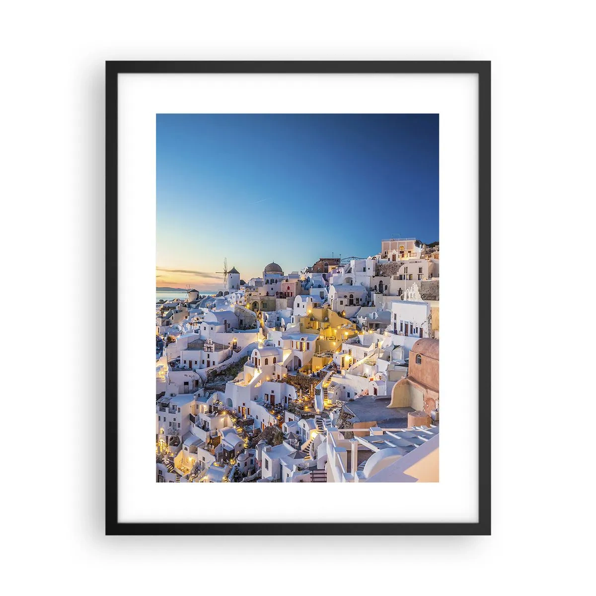 Affisch i svart ram - Grekhetens essäns - 40x50 cm