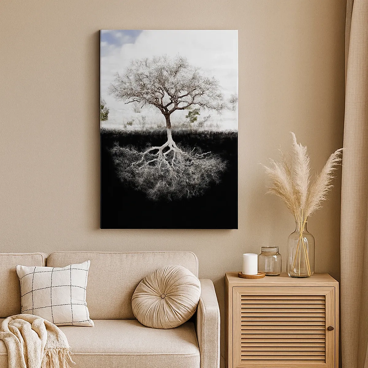 Canvastavla - Bild på duk - Upptäckt av världens natur - 50x70 cm