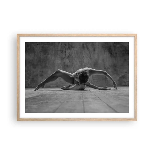 Affisch i ram av ljusek - Upphittad symmetri - 70x50 cm