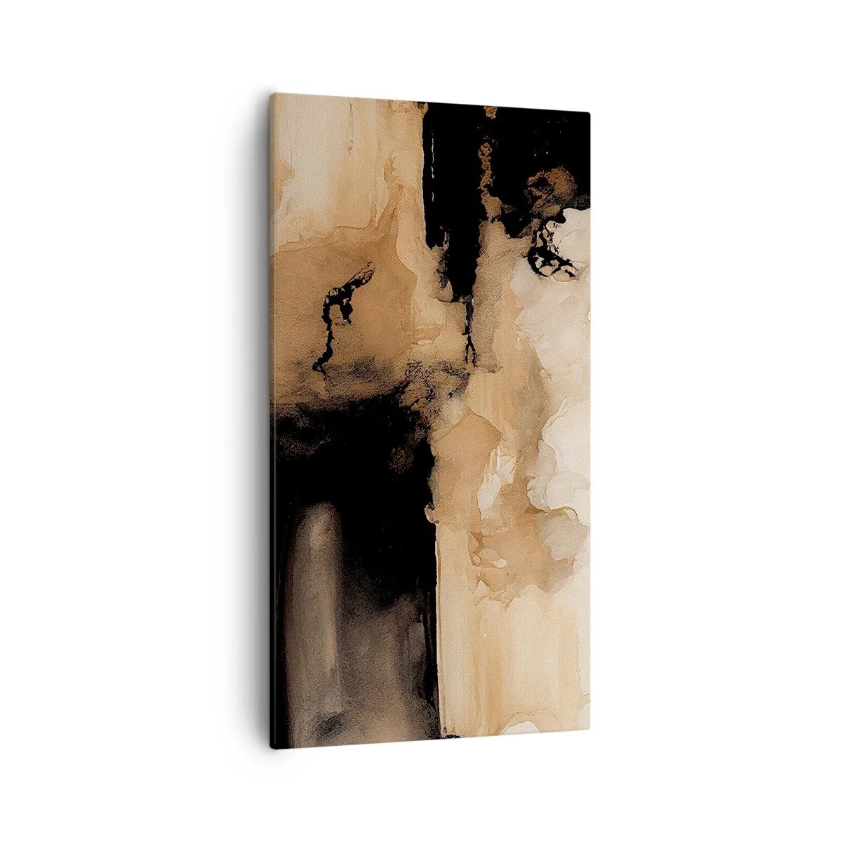 Canvastavla - Bild på duk - Intrigerande abstraktion - 55x100 cm