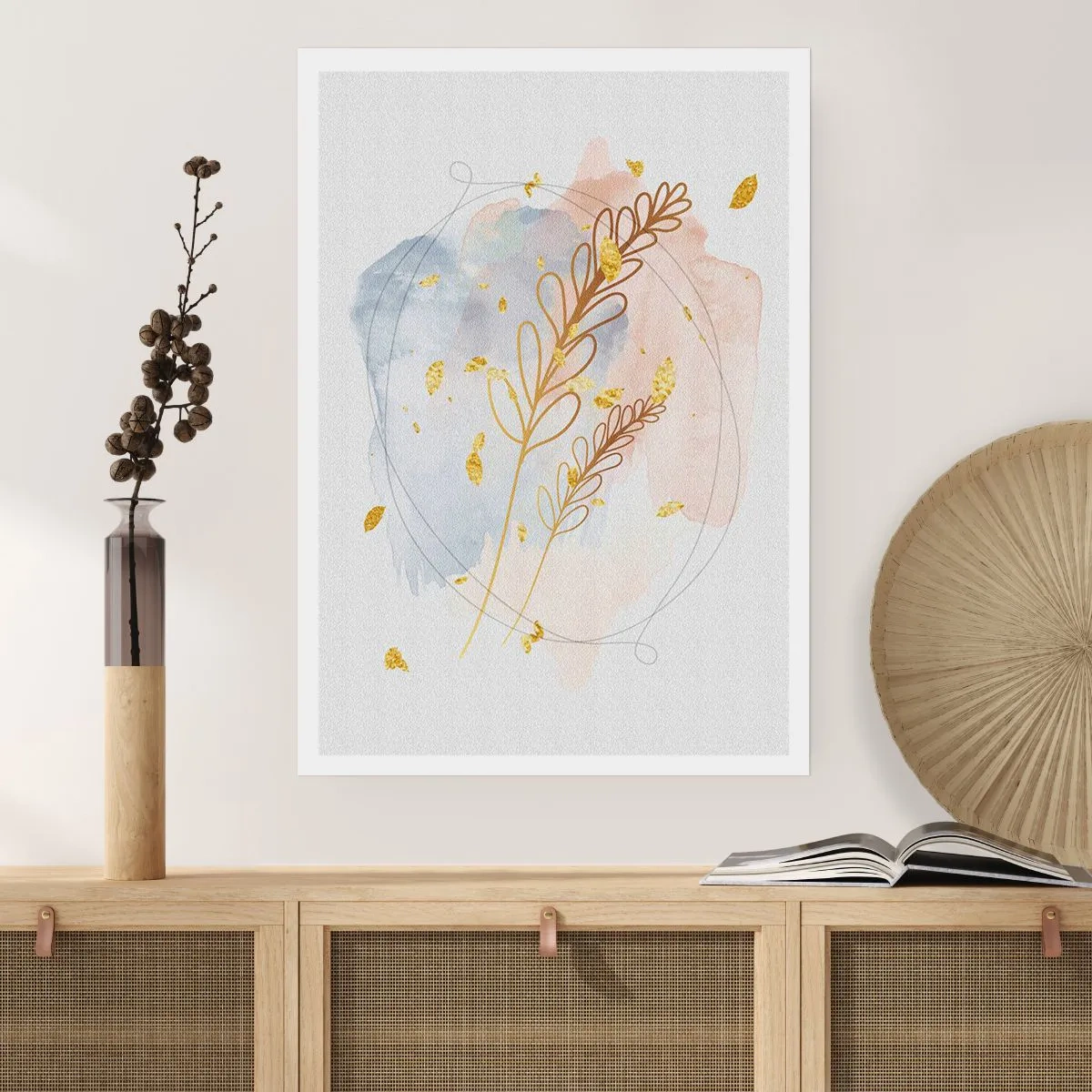 Affisch - En gyllene explosion - 61x91 cm