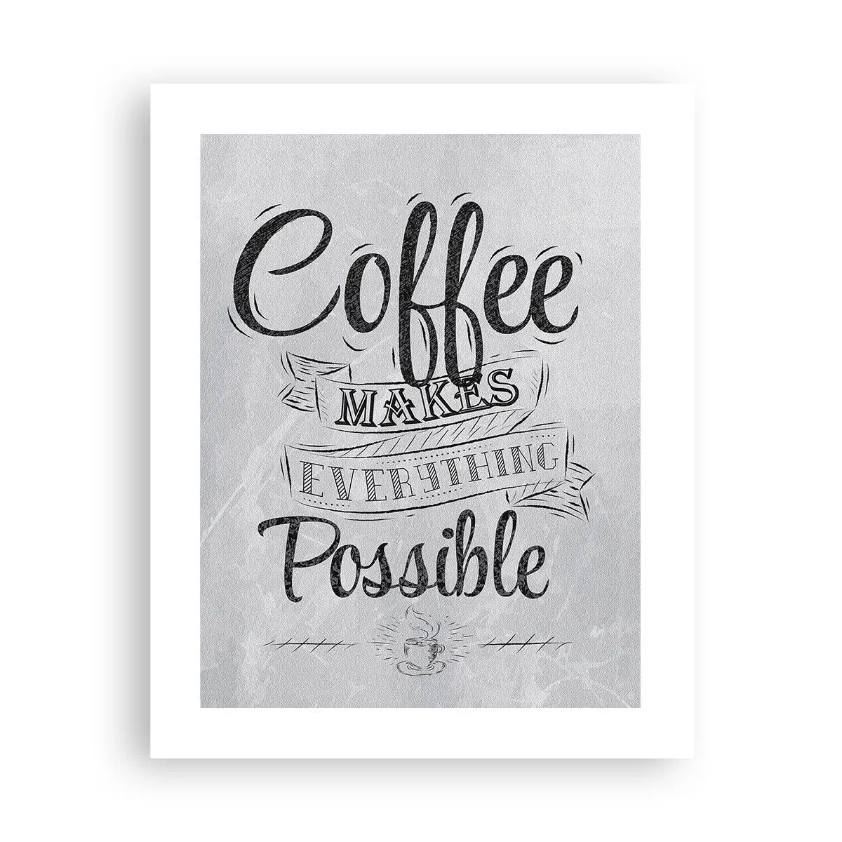 Affisch - Hur inte älska kaffe - 40x50 cm