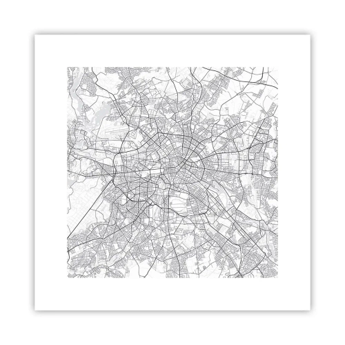 Affisch - Berlins blomma - 30x30 cm