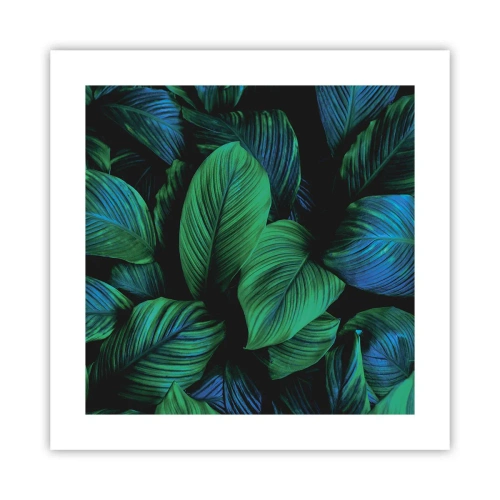 Affisch - I gröna folkmassan - 40x40 cm