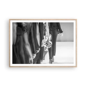 Affisch i ram av ljusek - En elegant parad - 100x70 cm