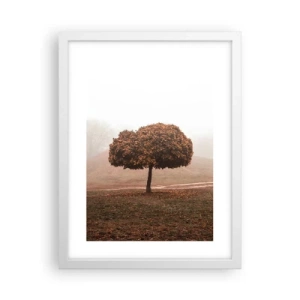 Affisch i vit ram - Efter en hektisk sommar - 30x40 cm