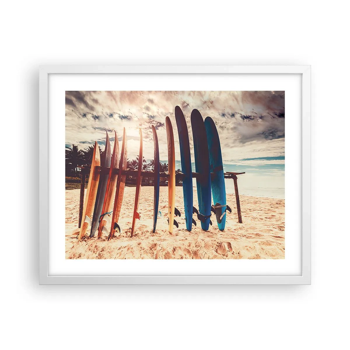 Affisch i vit ram - God natt, vi ses imorgon - 50x40 cm